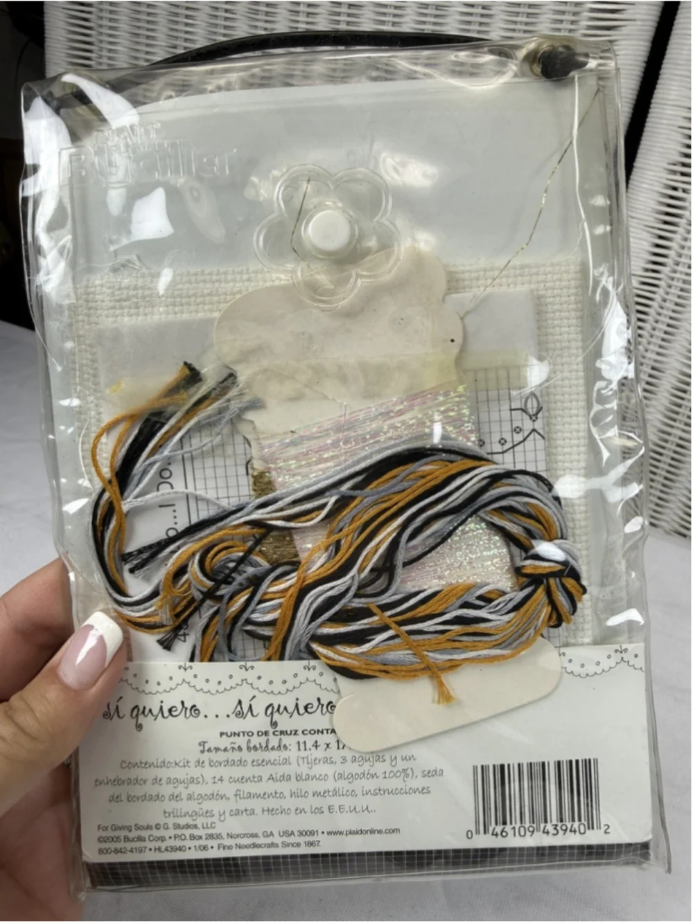 2005 Bucilla Cross Stitch Kit 43940 i do...i do Wedding Ring Theme Unworked